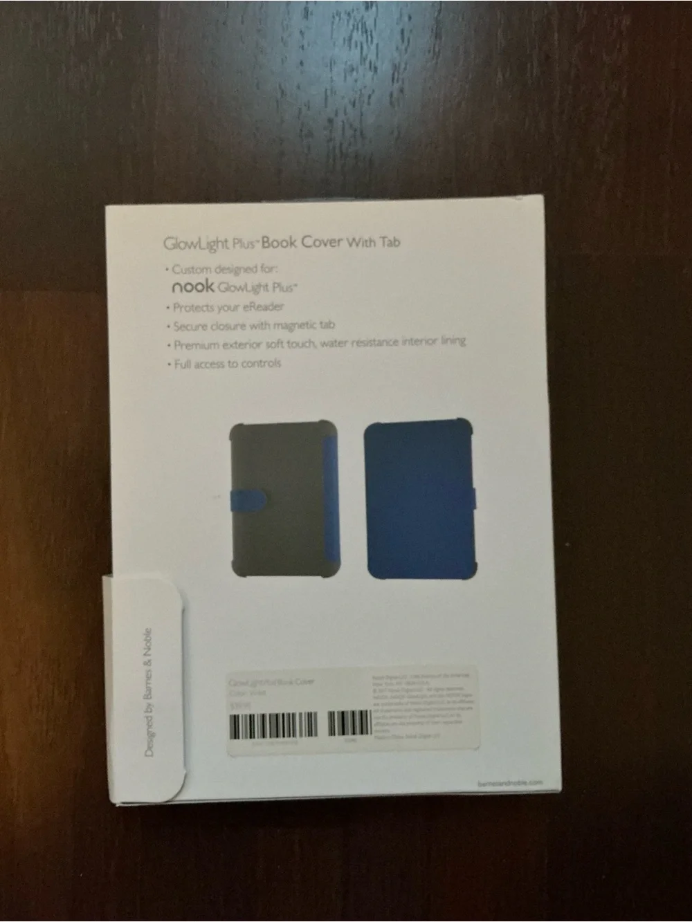 Nook GlowLight Plus Book Cover with Tab in Violet | NIB